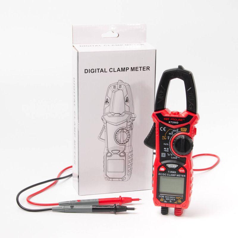 Клещи токовые цифровые KT 206D "PROLINE" КВТ 80753