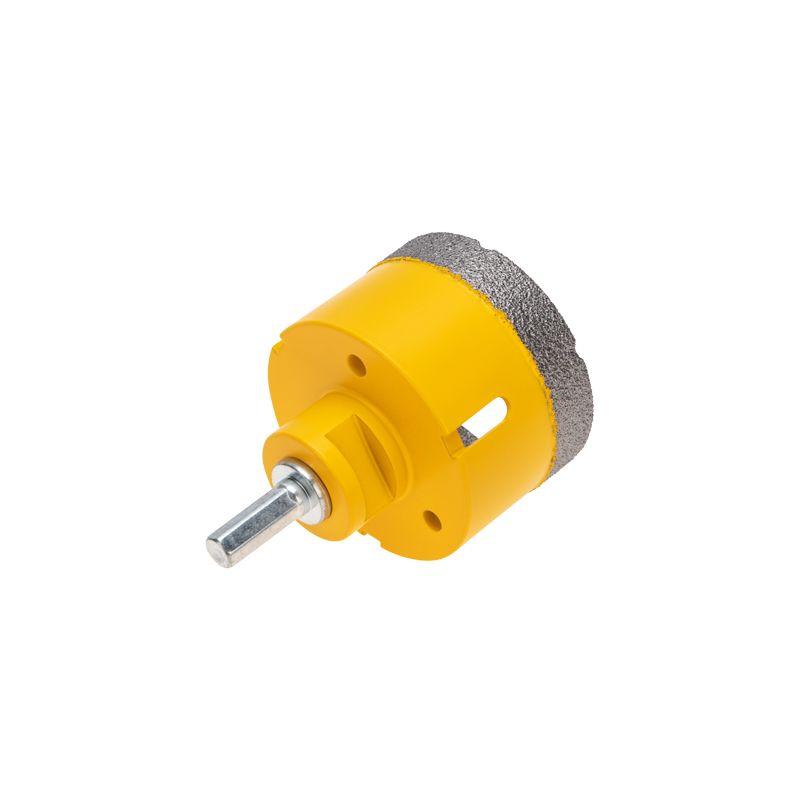 Коронка алмазная профессиональная по керамограниту и железобетону М14 вакуумное спекание 68мм для УШМ Kranz KR-92-1025