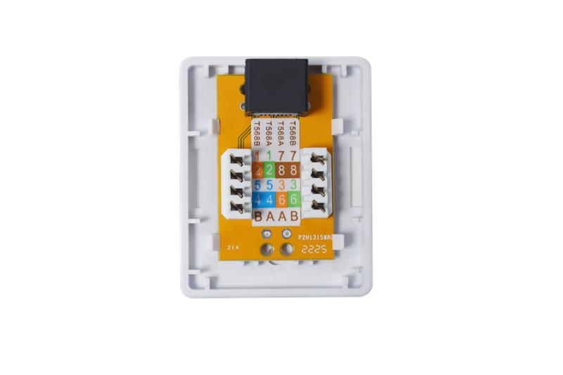 Розетка компьютерная 8P8C (RJ45) UTP кат.5E 1 порт TOKOV ELECTRIC TKE-SMB-8P8C-1P-UTP