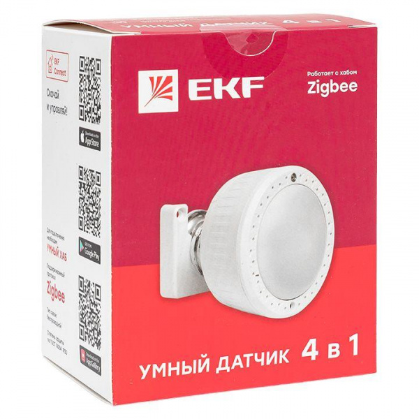 Датчик 4в1 умный Zigbee Connect EKF is-thpl-zb