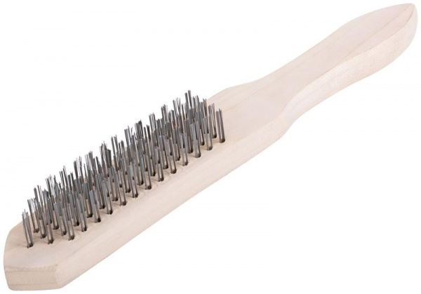 Корщетка с деревянной ручкой 5-ти рядная FIT 38405