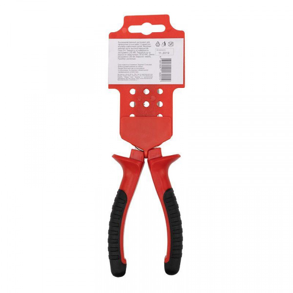 Тонкогубцы 200мм двухкомпонентн. рукоятки никелир. Rexant 12-4618